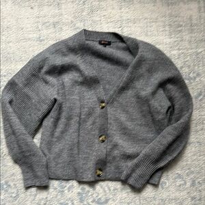 Quince Gray Cardigan Sweater